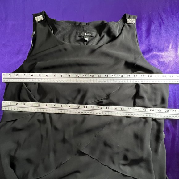 📌SL Fashions Timeless Cocktail - Party - Semi Formal  Dress Flower Petals Optic - Picture 11 of 16